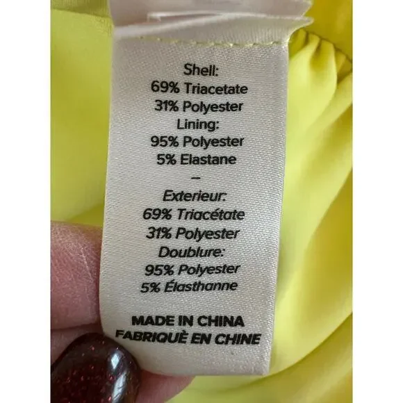 CINQ À SEPT Kourtney Ruffled Blazer Yuzu Size 6 - Picture 9 of 12